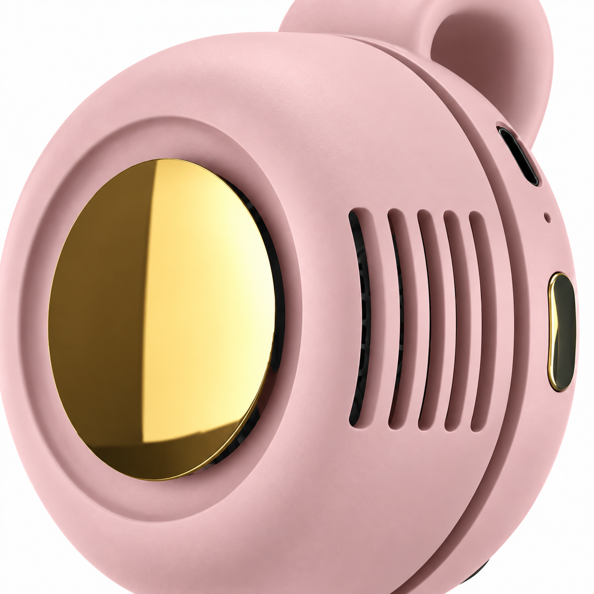 Airlo Loop in pink, detail.