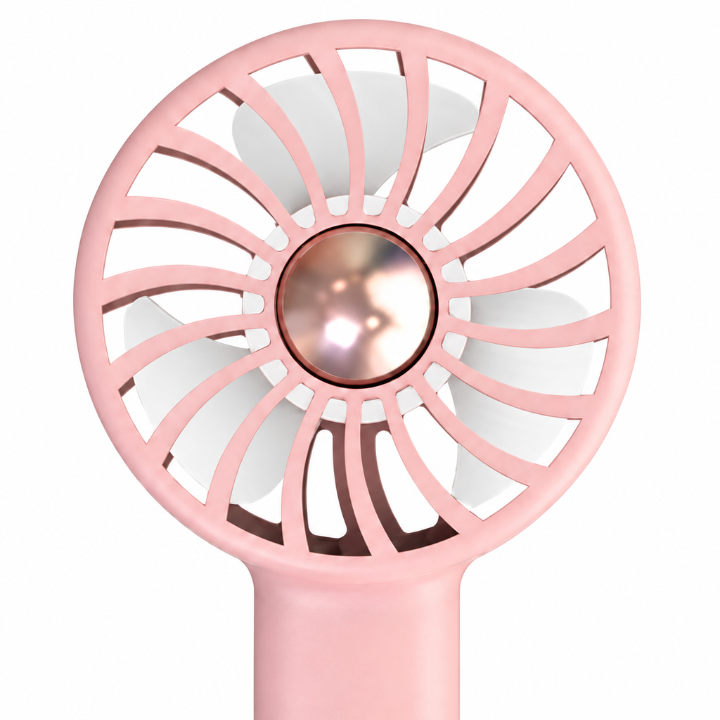 Airlo Handheld in pink, detail.